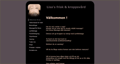 Desktop Screenshot of lisasfriskokroppsvard.com