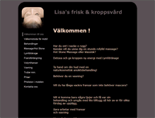 Tablet Screenshot of lisasfriskokroppsvard.com